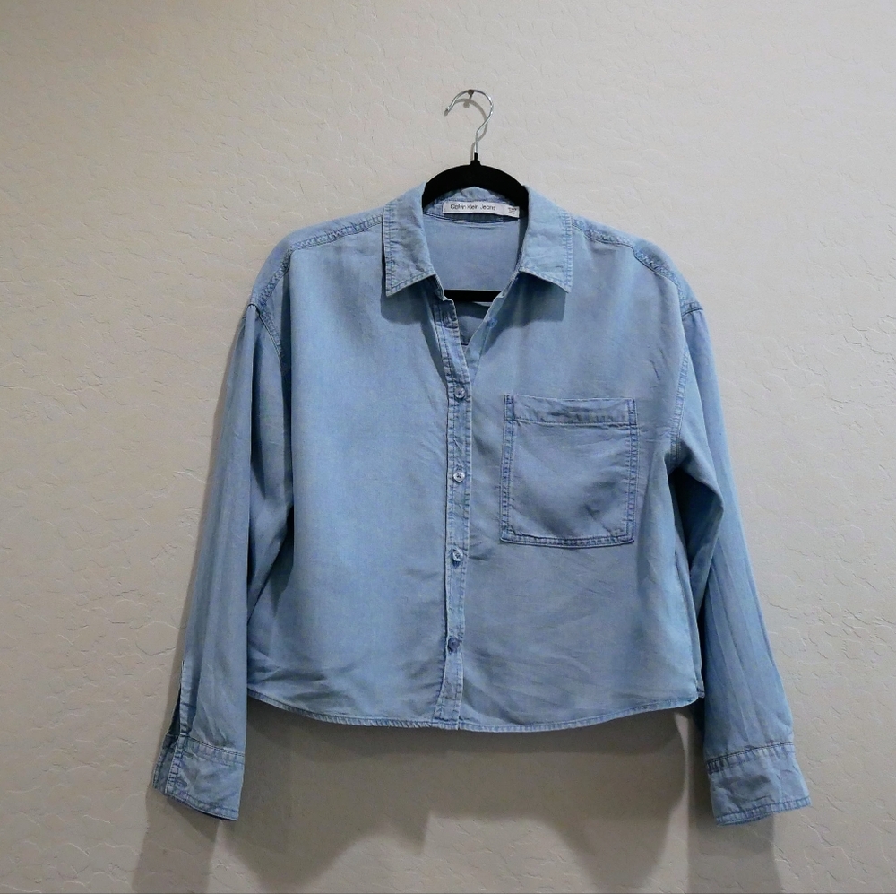 Calvin Klein Jeans Light Blue Denim Shirt